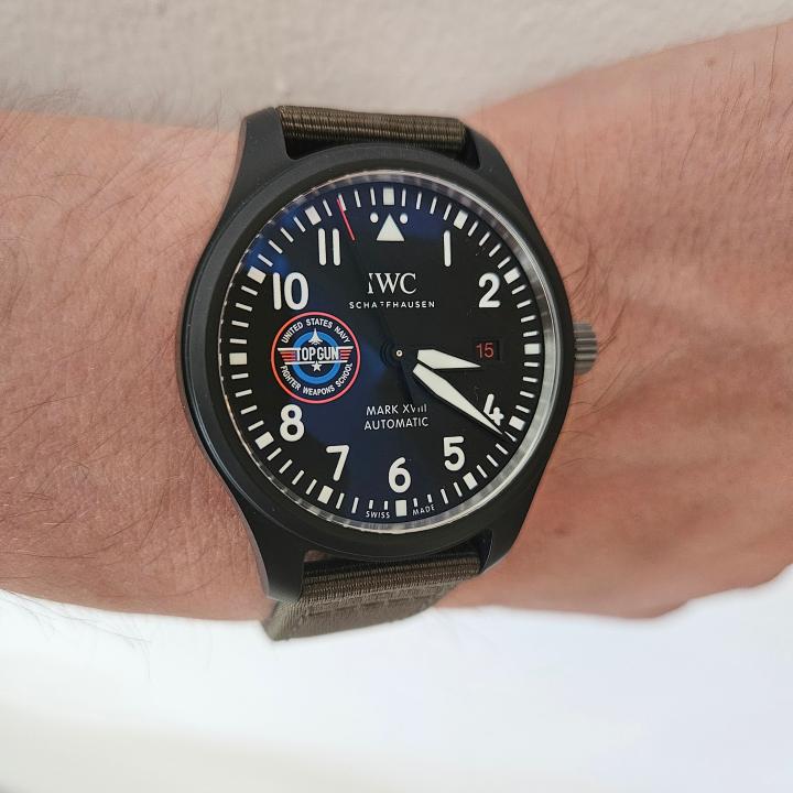 IWC - Pilot’s Watch Mark XVIII Top Gun - Avis client 65d06e665a3ac508deff0e48 - Photo 1 - 720px x 720px